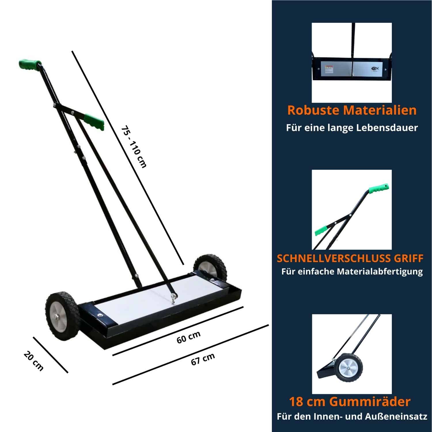 Magneetbezem 2.0 afmetingen