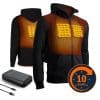 ETNA Verwarmde Hoodie Magnetar Heat inclusief powerbank voorkant en achterkant