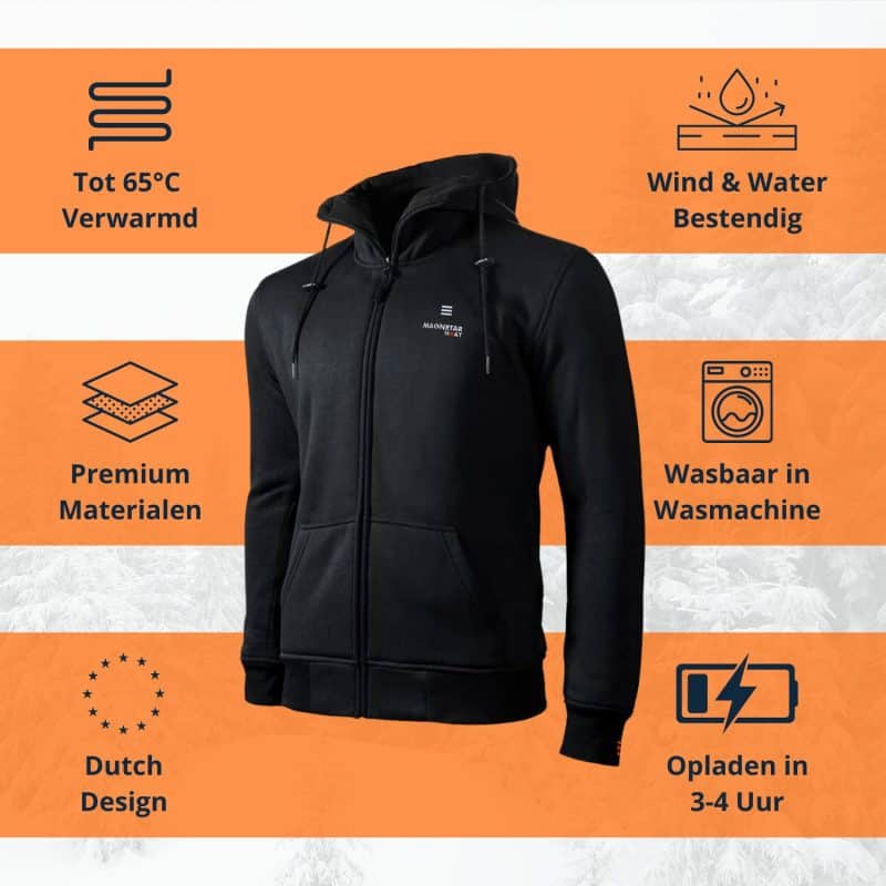 ETNA Verwarmde Hoodie Magnetar Heat USP