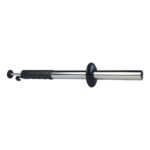 Uitschuifbare magneetstaaf met handvat en haak, ideaal voor het oppakken van metalen voorwerpen op lastig bereikbare plekken.