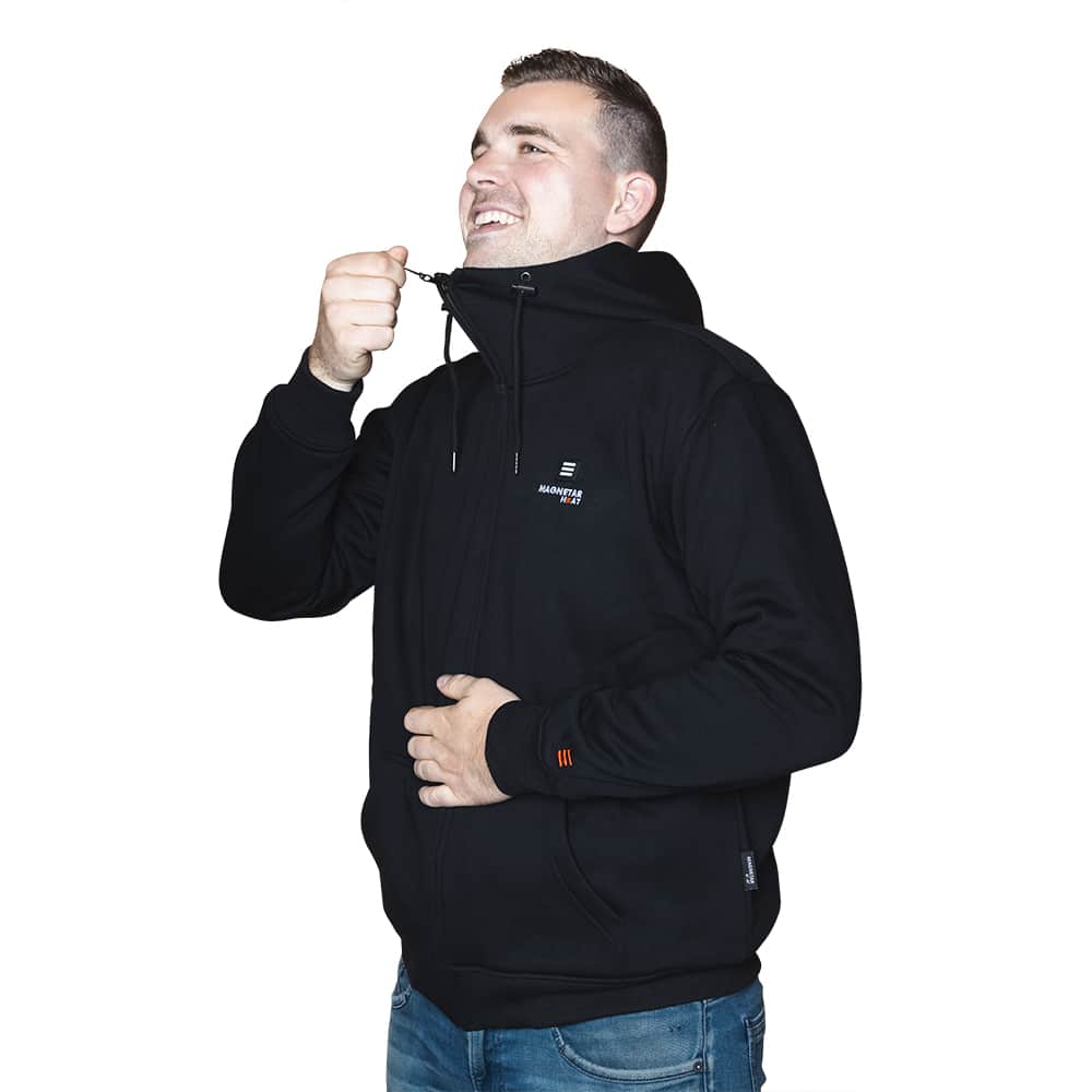 Het verwarmd vest van Magnetar houd je warm wanneer het buiten koud is.