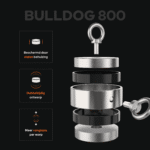 USP foto Bulldog 800 dubbelzijdige vismagneet met stalen behuizing voor meer vangkans per worp